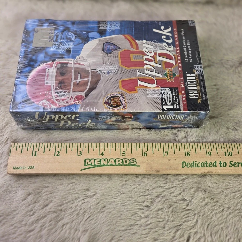 1995 Upper Deck NFL Football Cards Sealed Hobby Box 16 Packs Joe Montana 15838